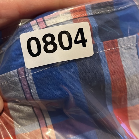 Double Pump western shirt men’s Large blue red plaid button pearl snap Cowboy - Picture 12 of 12